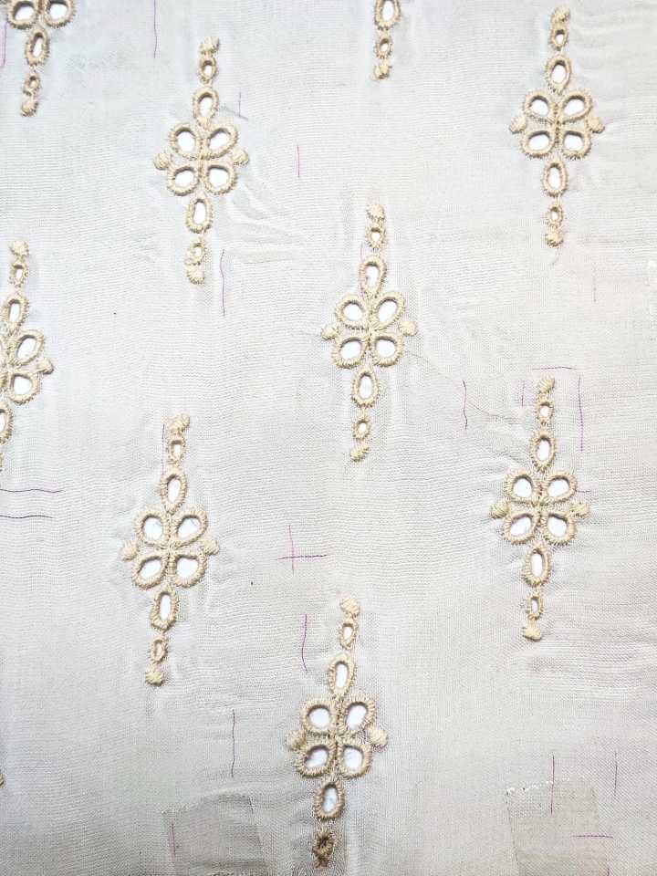Cambric Allover Fabric, Embroidered Fabrcis